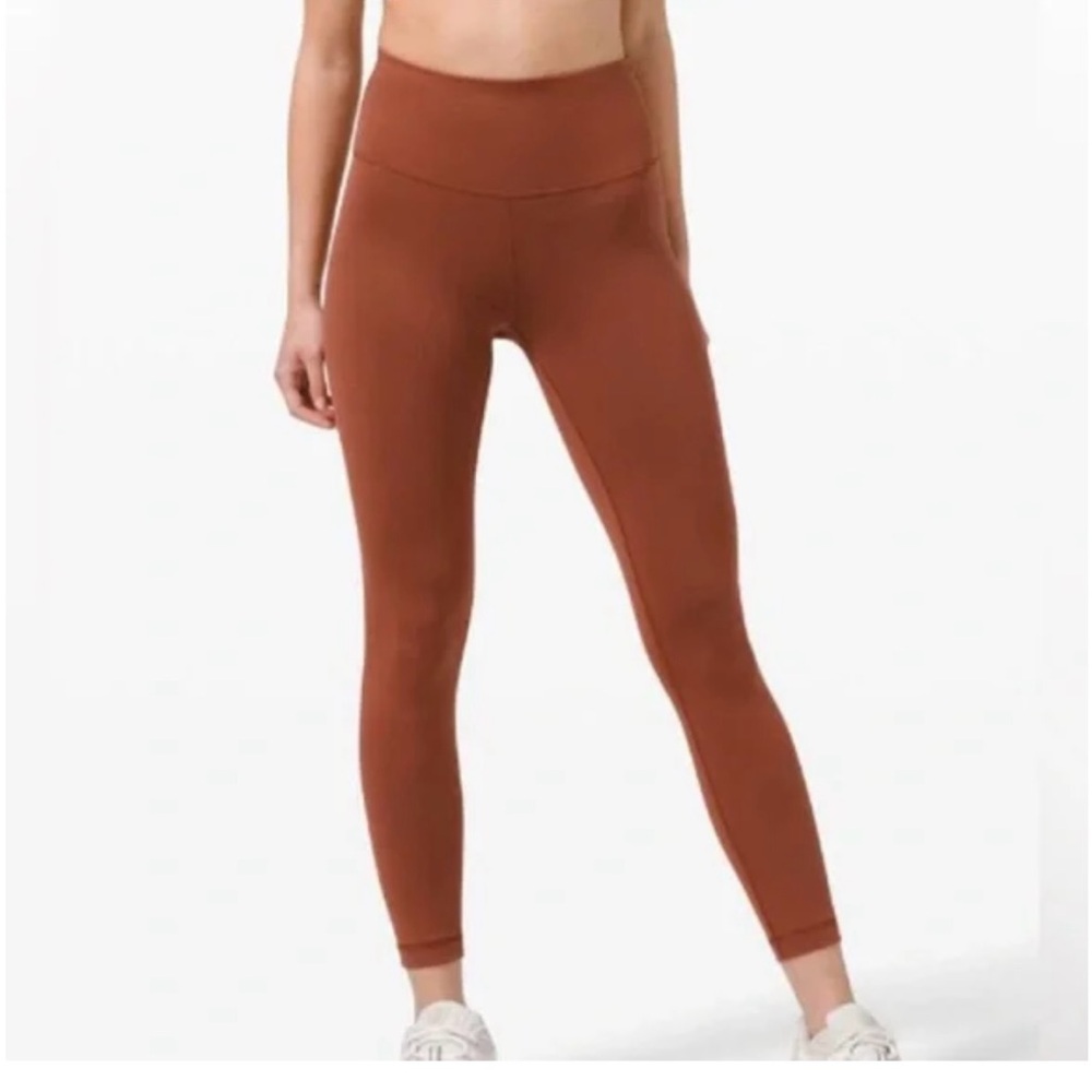Lululemon High-Waisted Terracotta Align Leggings